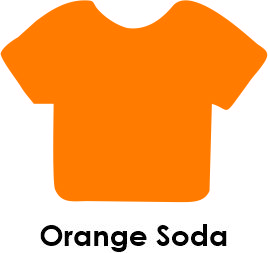 Siser HTV Vinyl Orange Soda Easy Weed 15" wide